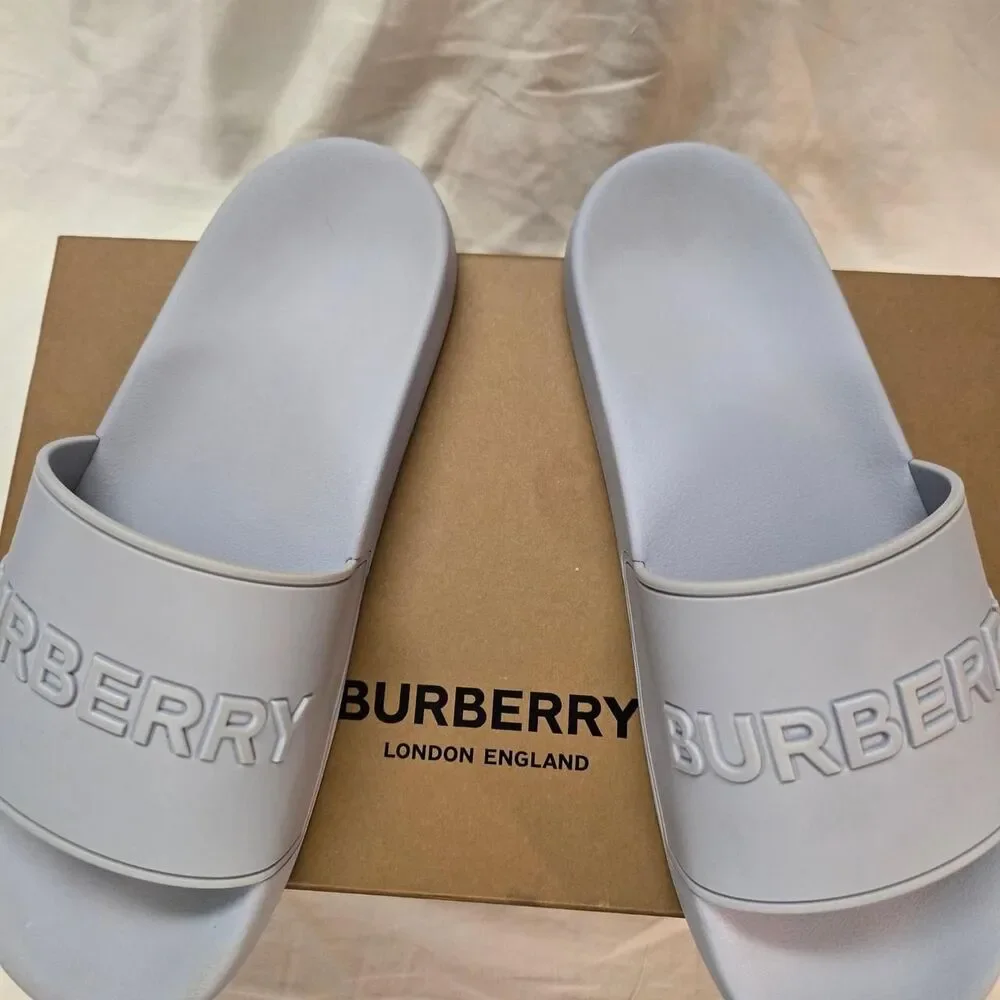 Burberry Men's blue Slides